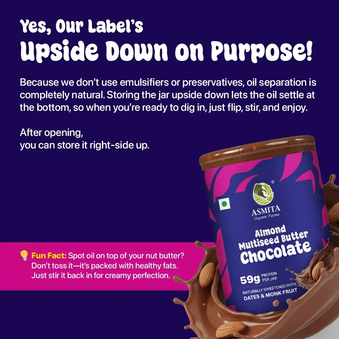 Nut butter without palm oil