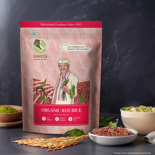 Organic Red Rice - 500 gm