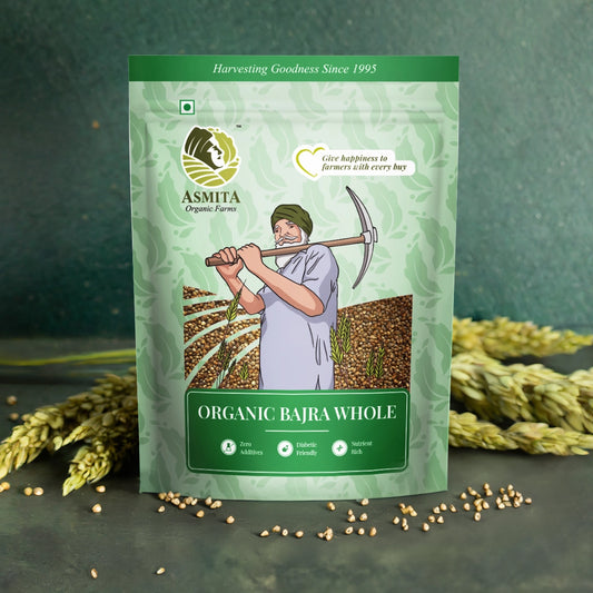 Organic Bajra Whole | Pearl Millet | Kambu - 1 kg