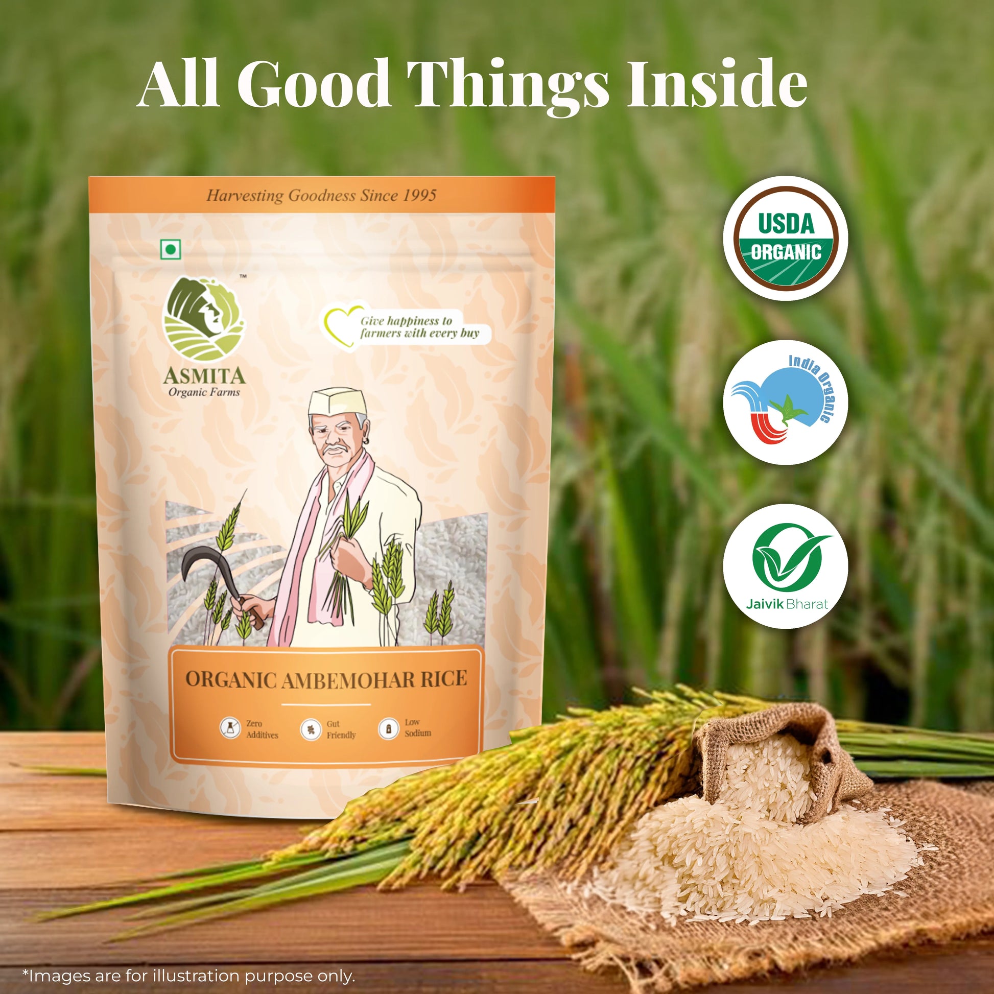 Organic Certified Ambemohar rice