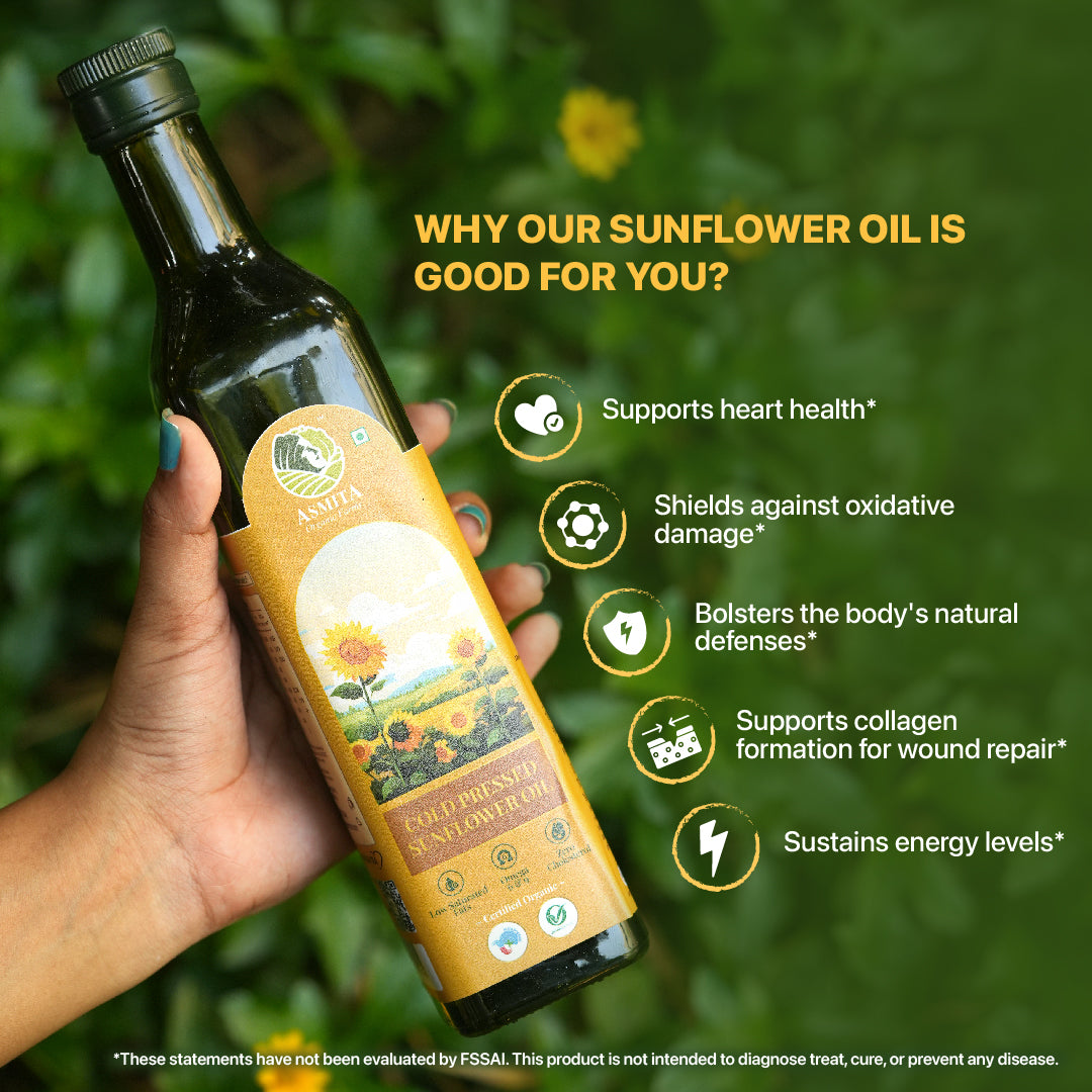 Buy Cold Pressed Sunflower Oil Online 100 Organic Sunflower seed Oil