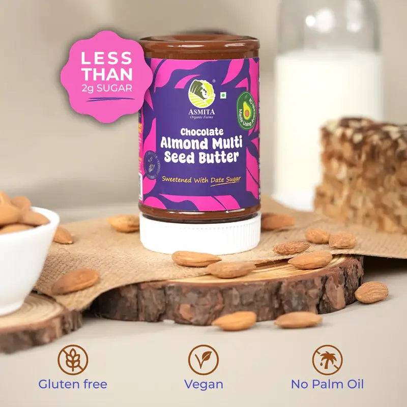 Almond Multiseed Chocolate Butter - 250 gm
