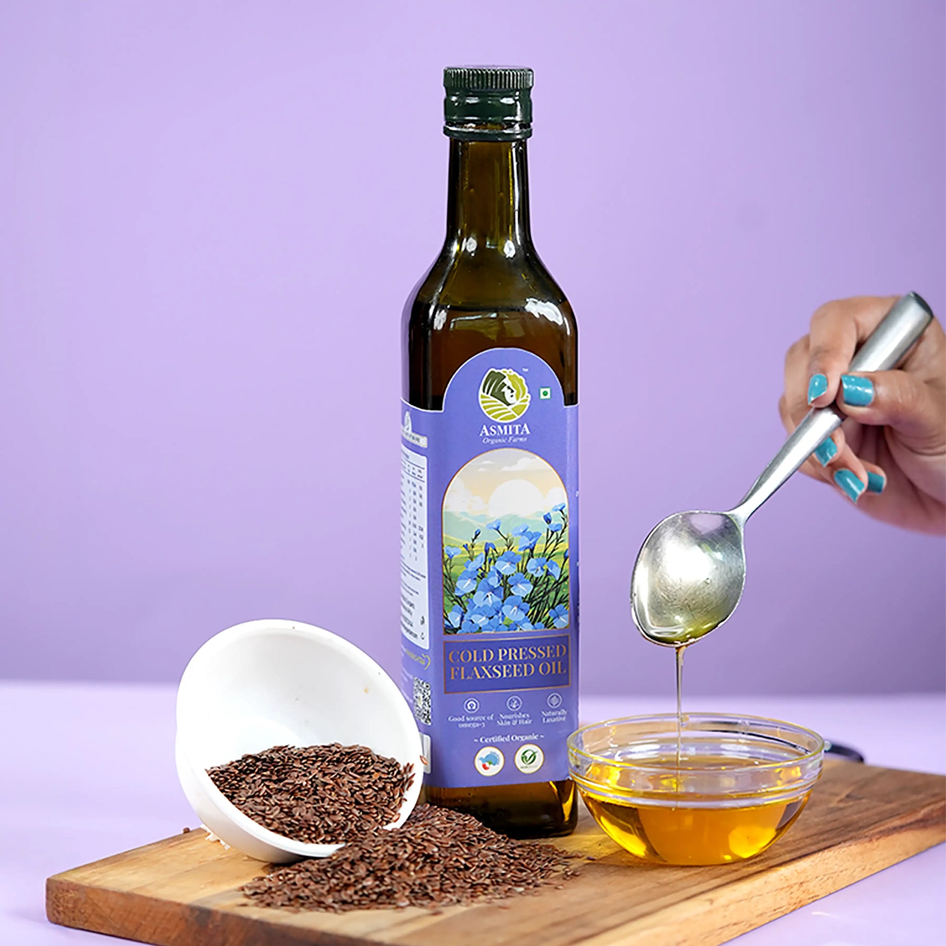 Flaxseed Oil for Hair and Skin