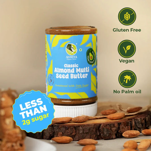 Classic Almond Multiseed Butter - 250 gm