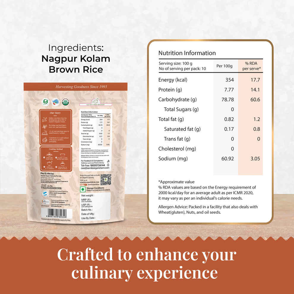Nagpur Kolam Brown Rice