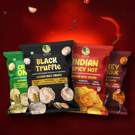 Brown Rice Crisps Fantastic Four – 55g