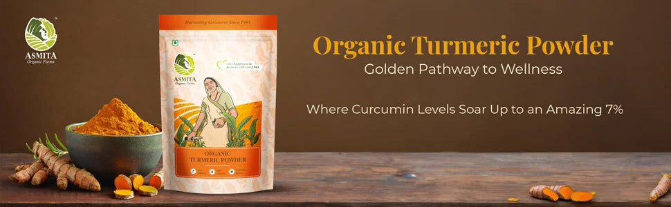 Organic Turmeric Powder: A golden pathway to wellness with high curcumin levels