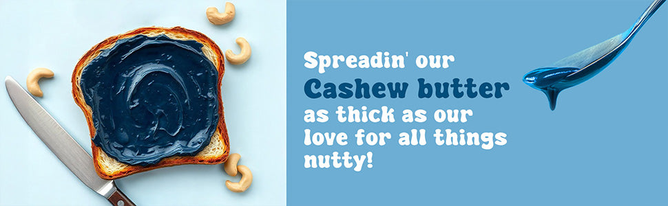 Cashew Butter Blue Vanilla Frosting - 250 gms a plus banner