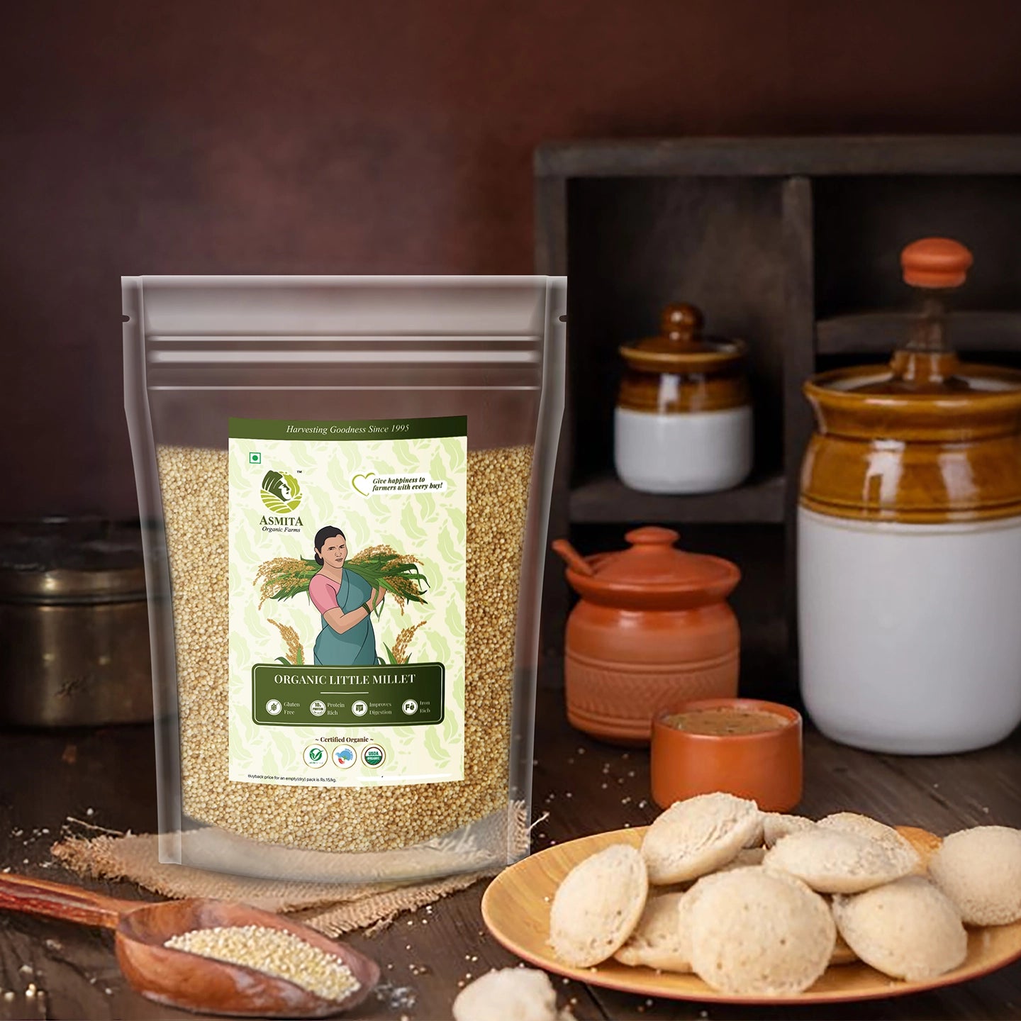 Organic Little Millet - 500 gm